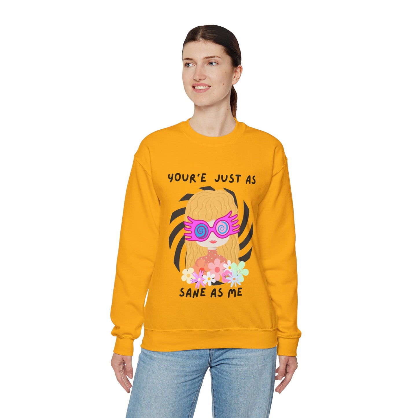 Just as Sane Unisex Heavy Blend™ Crewneck Sweatshirt