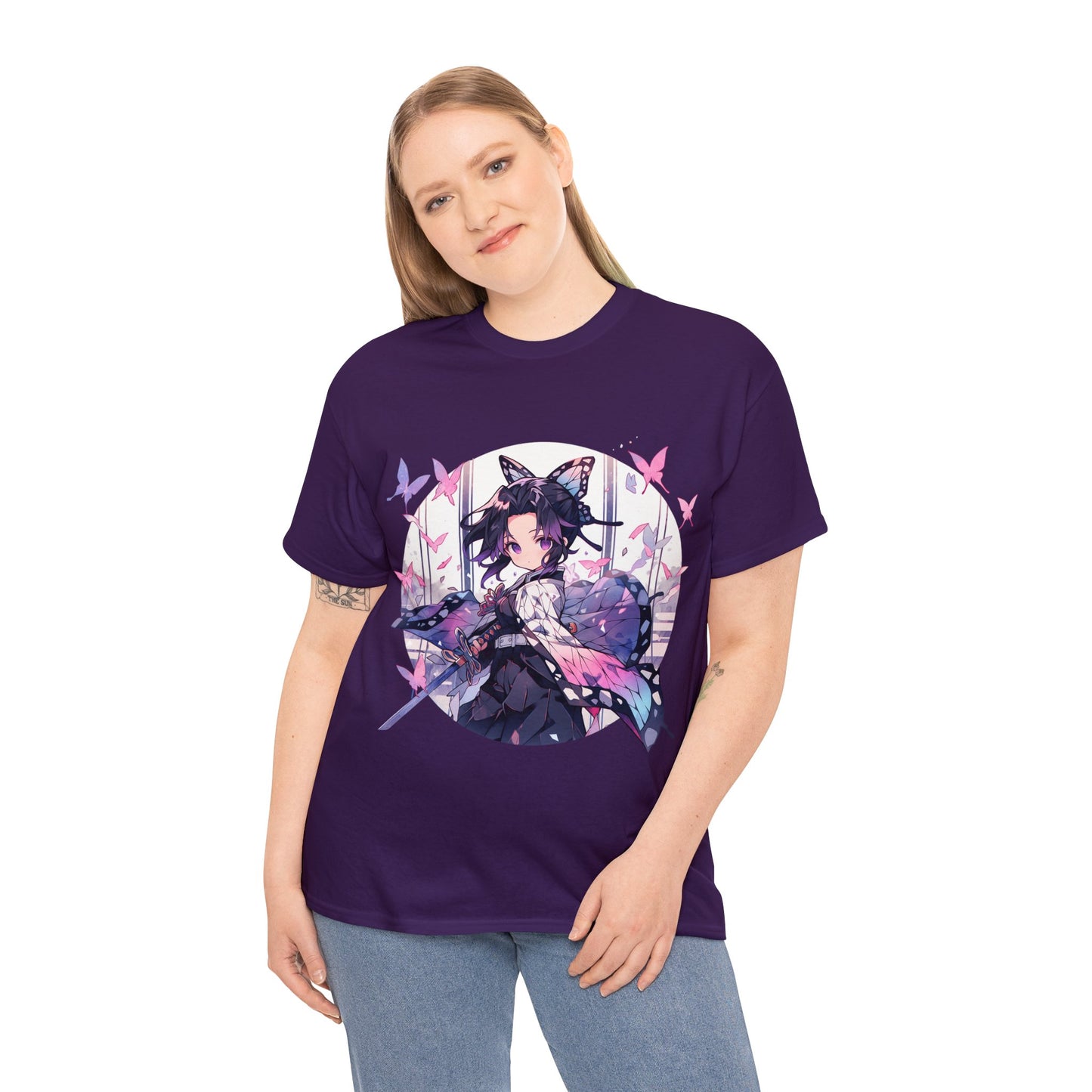 Stained Glass Shinobu Kocho Series Unisex Heavy Cotton Tee