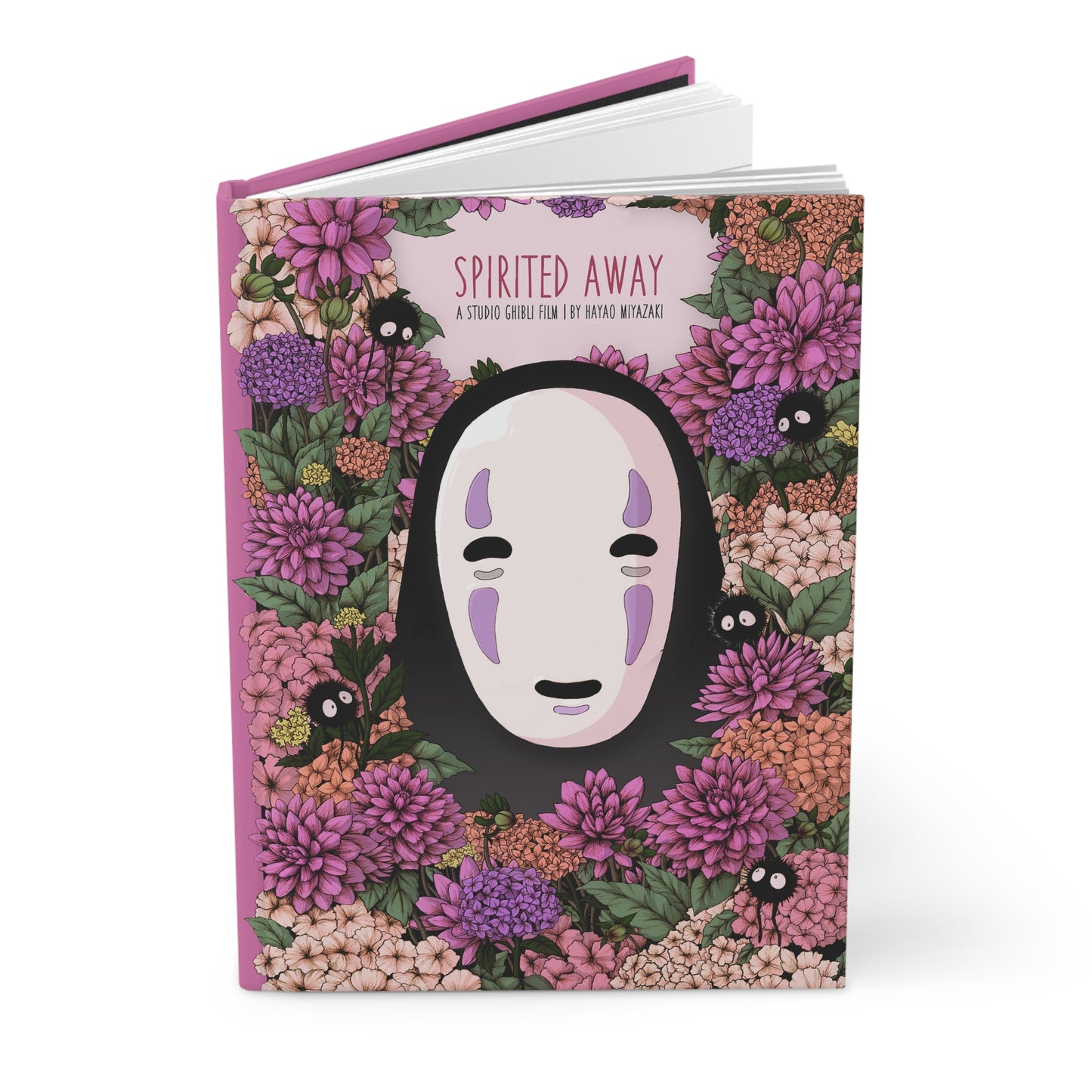 No Face in the Garden Purple Hardcover Journal