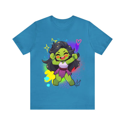 She Hulk Jersey Short Sleeve Tee