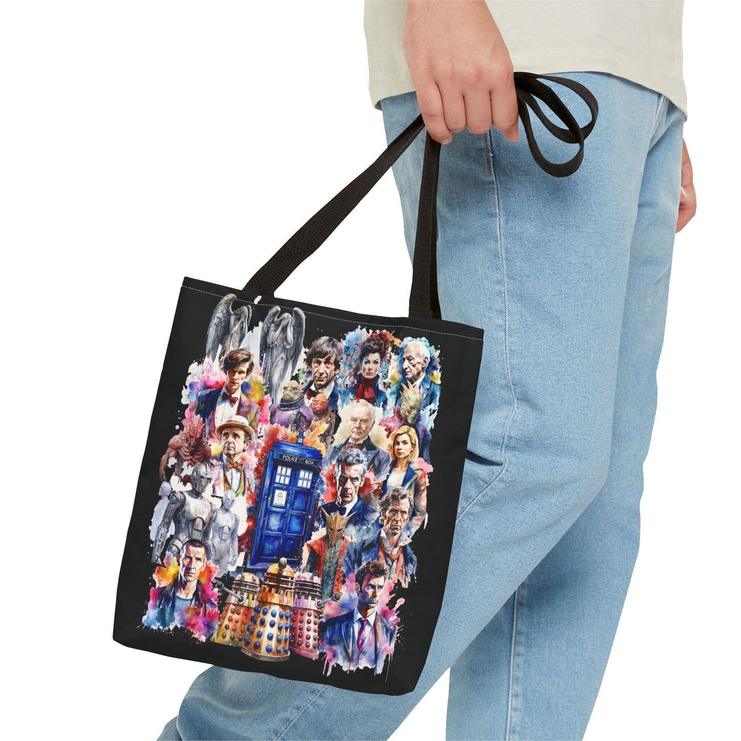 Dr Who - The Doctor and his Foes Tote Bag
