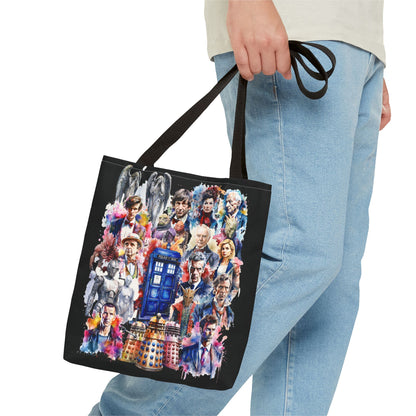 Dr Who - The Doctor and his Foes Tote Bag