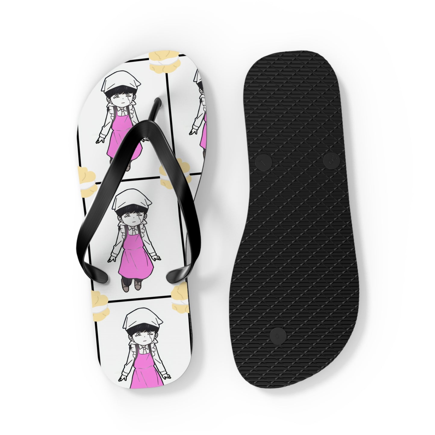 Mash loves Cream Puffs Unisex Flip Flops