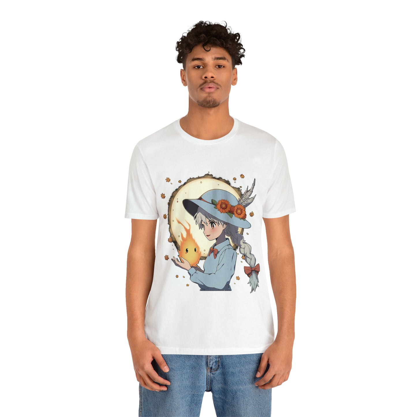 Howl's Moving Castle Jersey Short Sleeve Tee