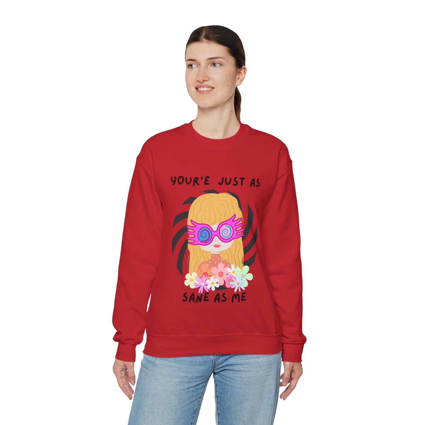 Just as Sane Unisex Heavy Blend™ Crewneck Sweatshirt