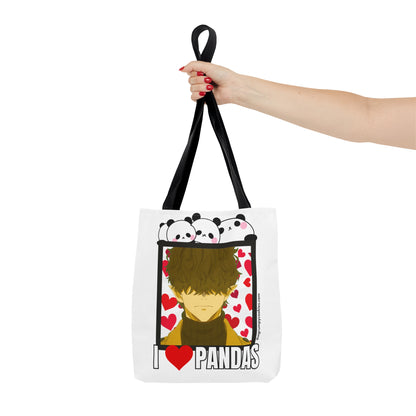 Mr Villian Loves Pandas Tote Bag