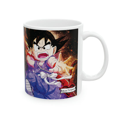 Kid Goku In Memory of Ceramic Mug 11oz