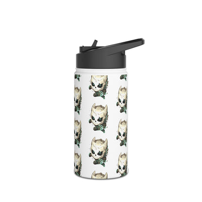 Chibi Kaiju Stainless Steel Water Bottle, Standard Lid