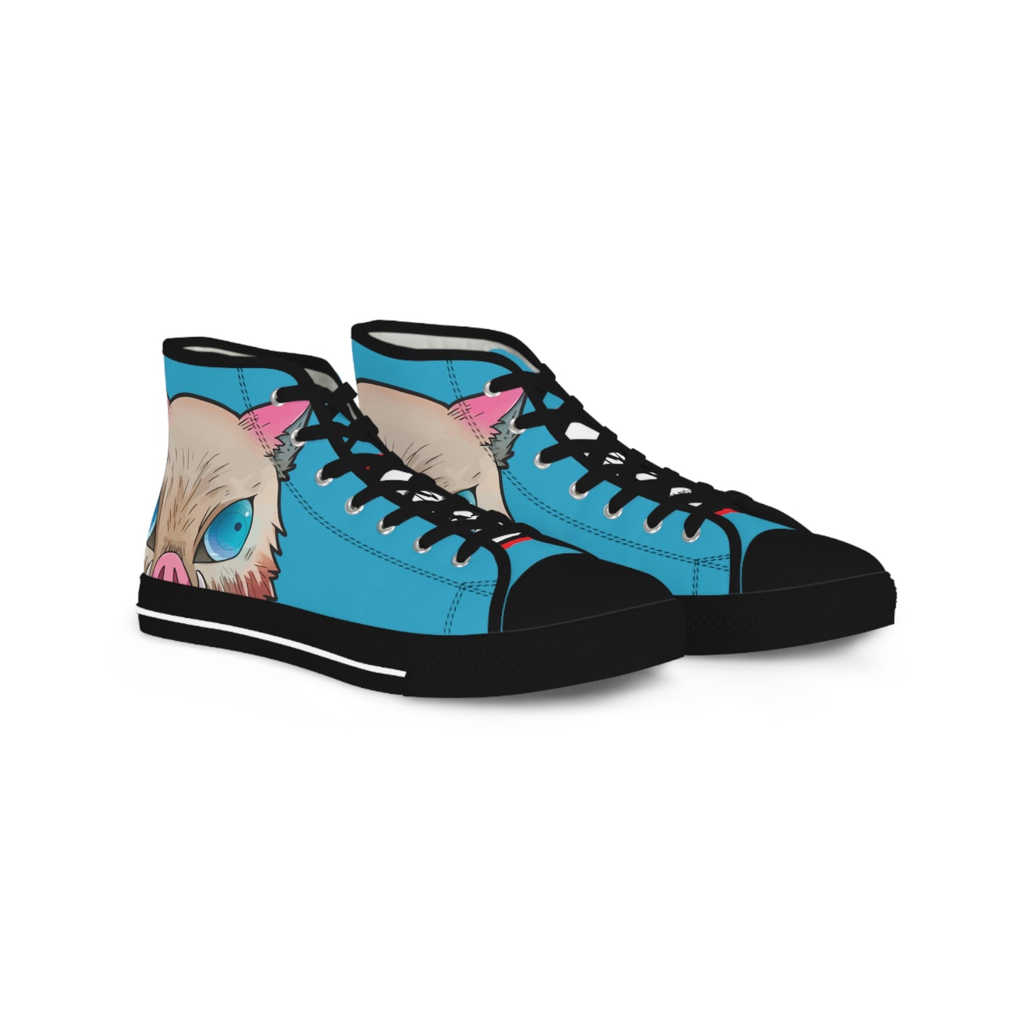 Savage Beauty Inosuke Men's High Top Turquoise Sneakers