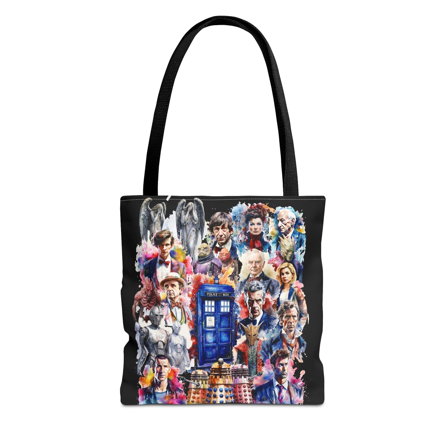 Dr Who - The Doctor and his Foes Tote Bag