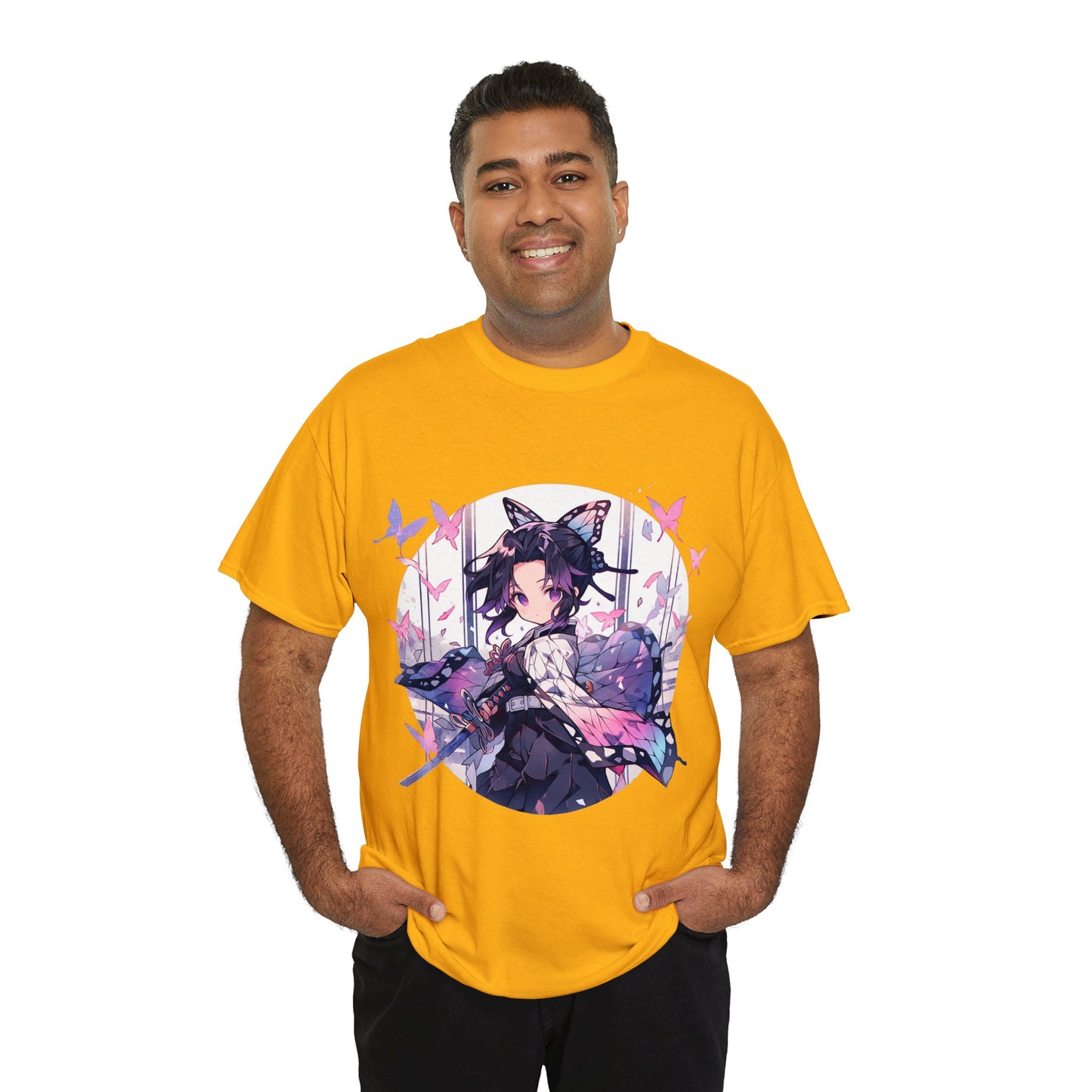 Stained Glass Shinobu Kocho Series Unisex Heavy Cotton Tee