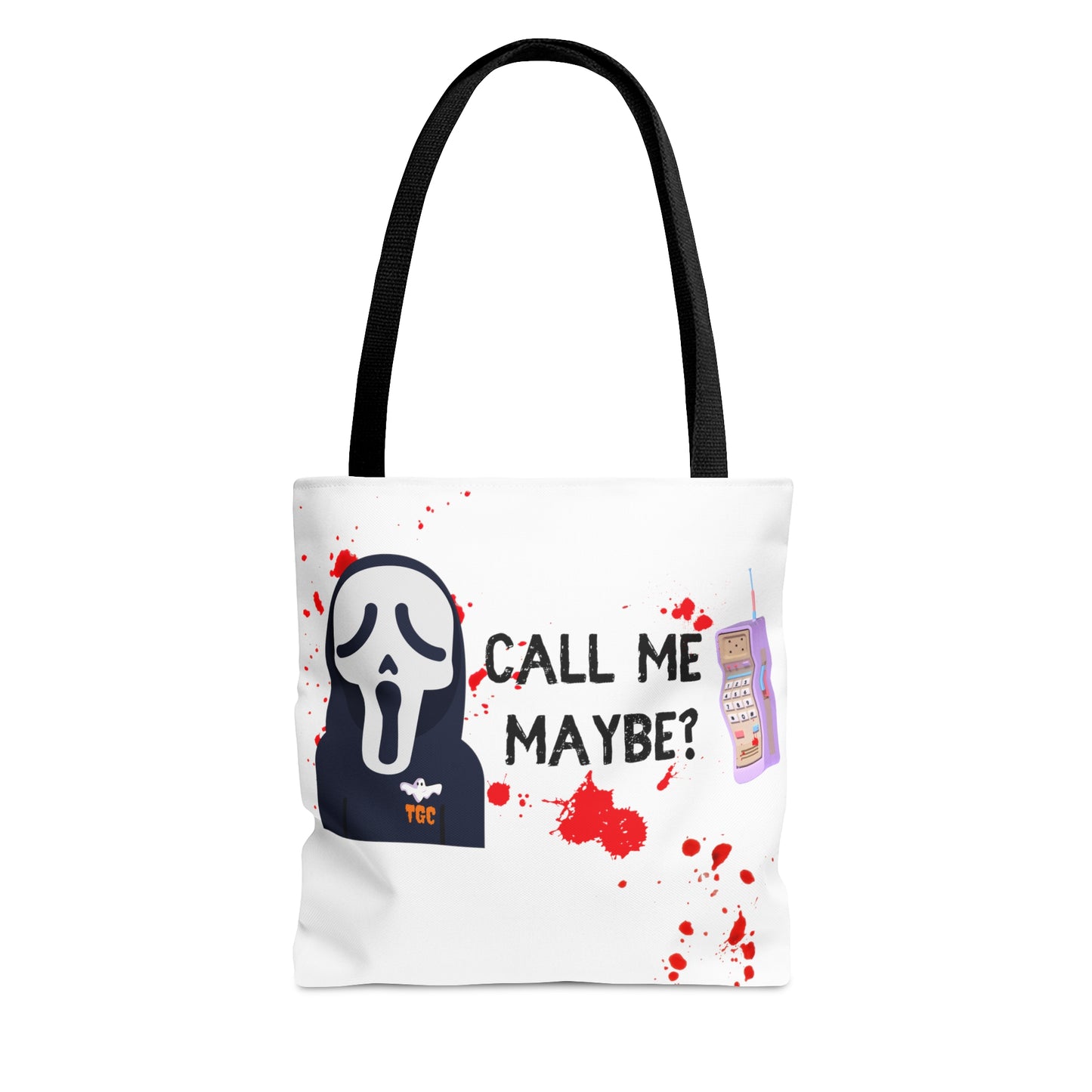 Ghostface Call Me Tote Bag