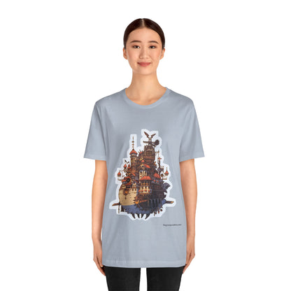 Howl's Moving Castle Jersey Short Sleeve Tee