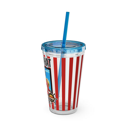 One Piece- Captain Luffy Sunsplash Tumbler with Straw, 16oz