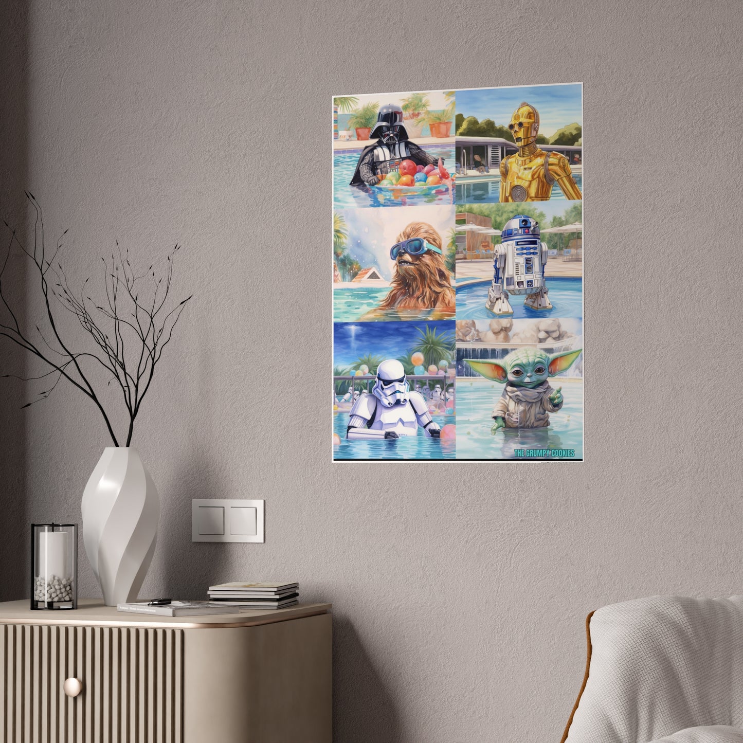 Star Wars  - Ultimate Pool Party Art Print