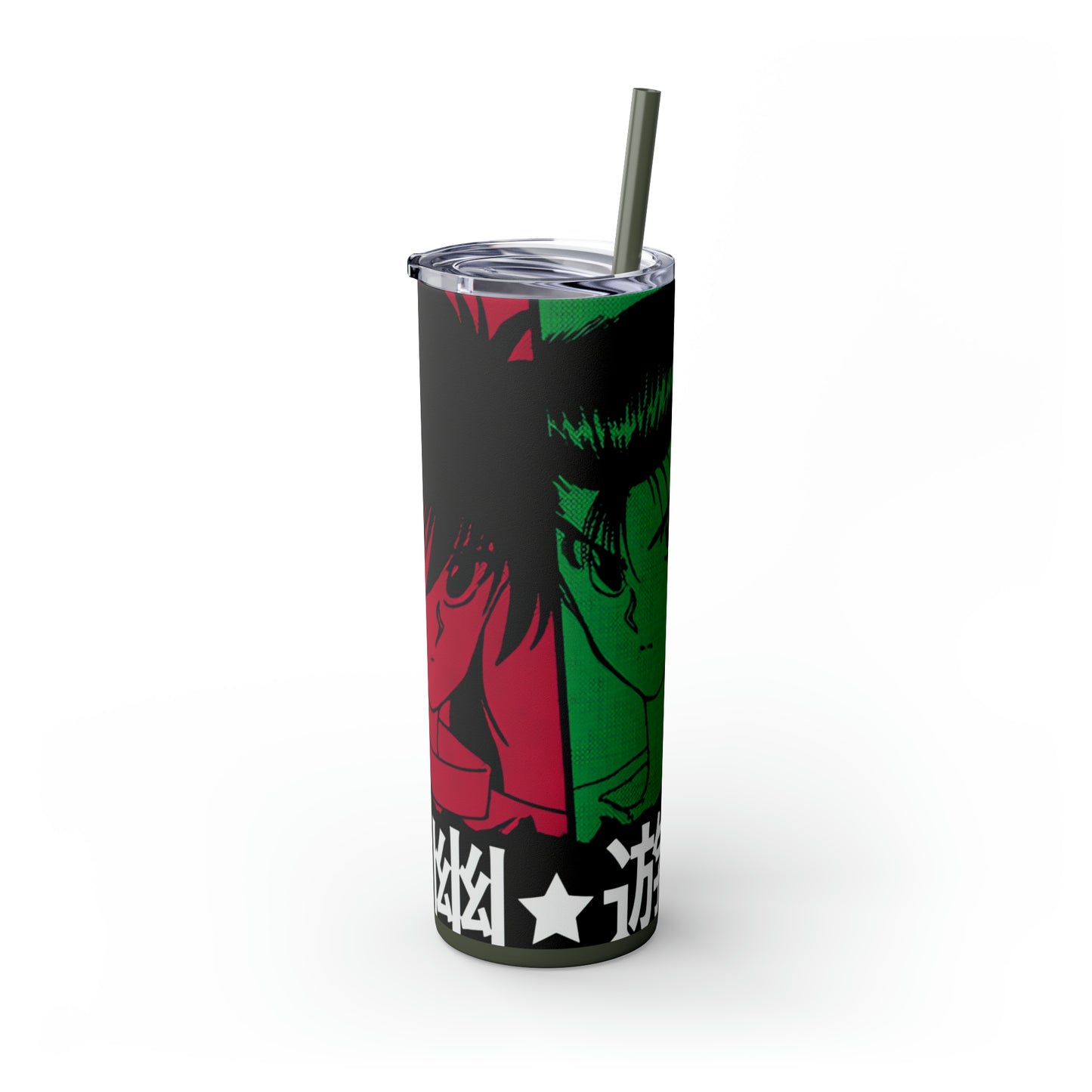 Yu Yu Hakusho Skinny Tumbler with Straw, 20oz