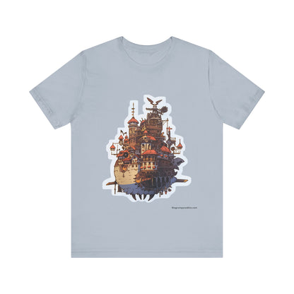 Howl's Moving Castle Jersey Short Sleeve Tee