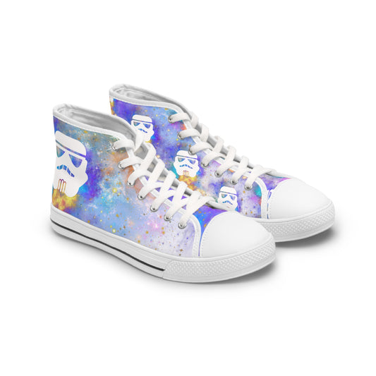 Storm Trooper Women's White High Top Sneakers