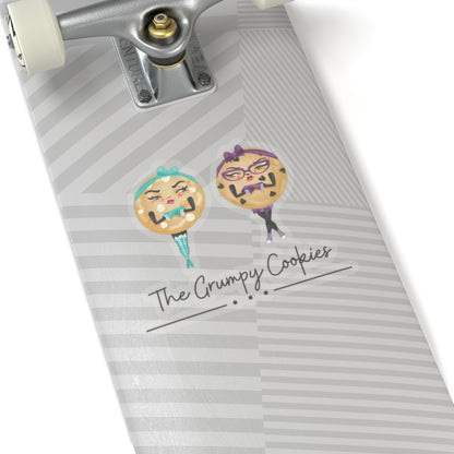 The Grumpy Cookies Kiss-Cut Stickers