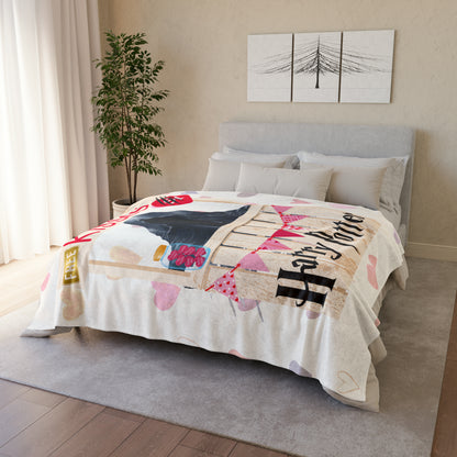 Free Kisses Polyester Blanket