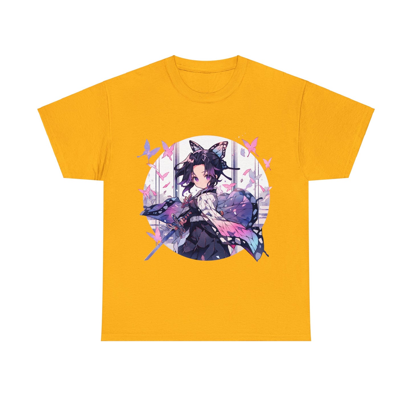 Stained Glass Shinobu Kocho Series Unisex Heavy Cotton Tee