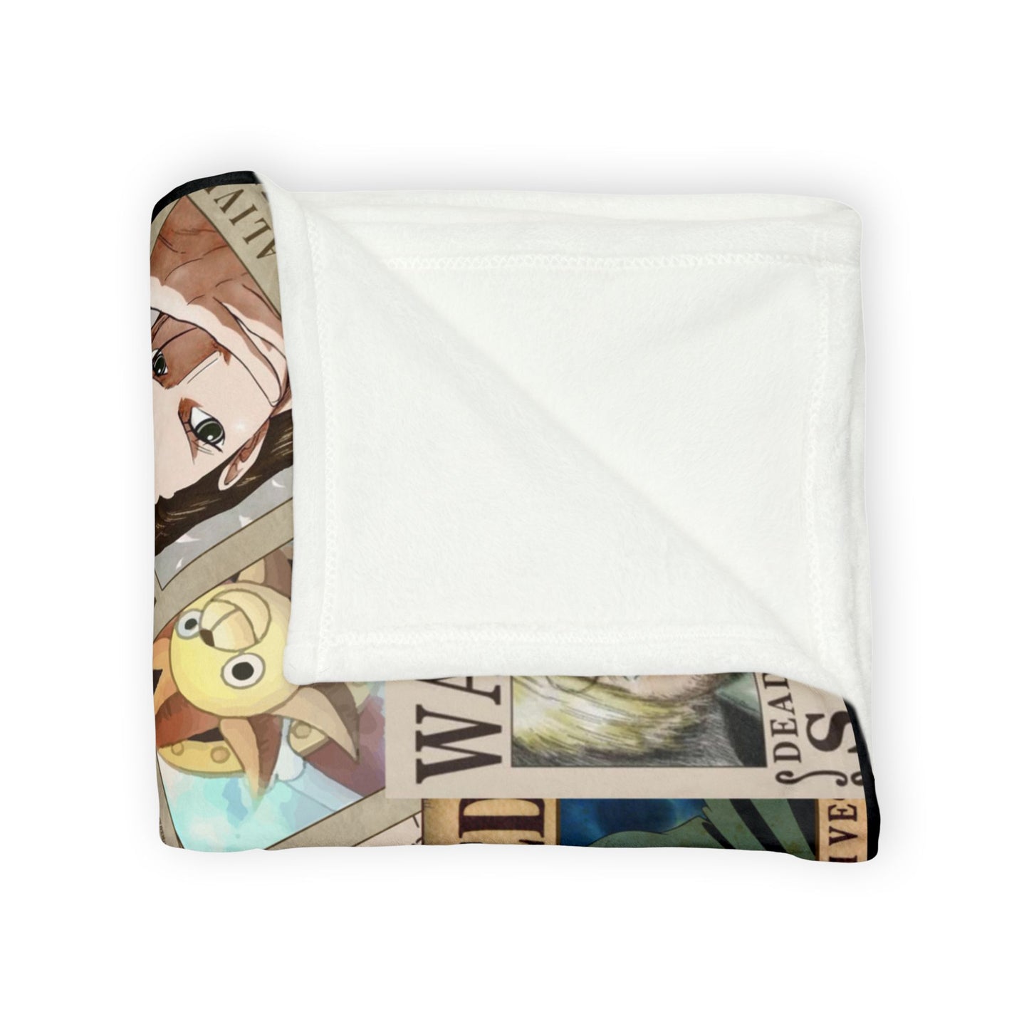 One Piece- Wanted Dead or Alive Polyester Blanket