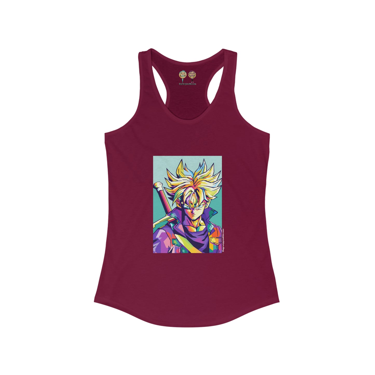 Technicolor Trunks Women's Ideal Racerback Tank