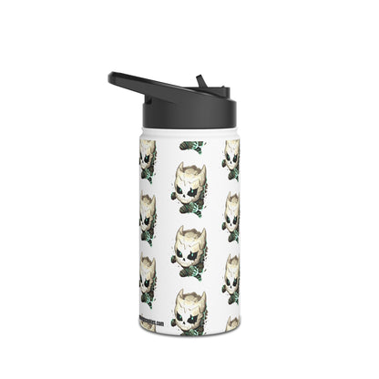 Chibi Kaiju Stainless Steel Water Bottle, Standard Lid