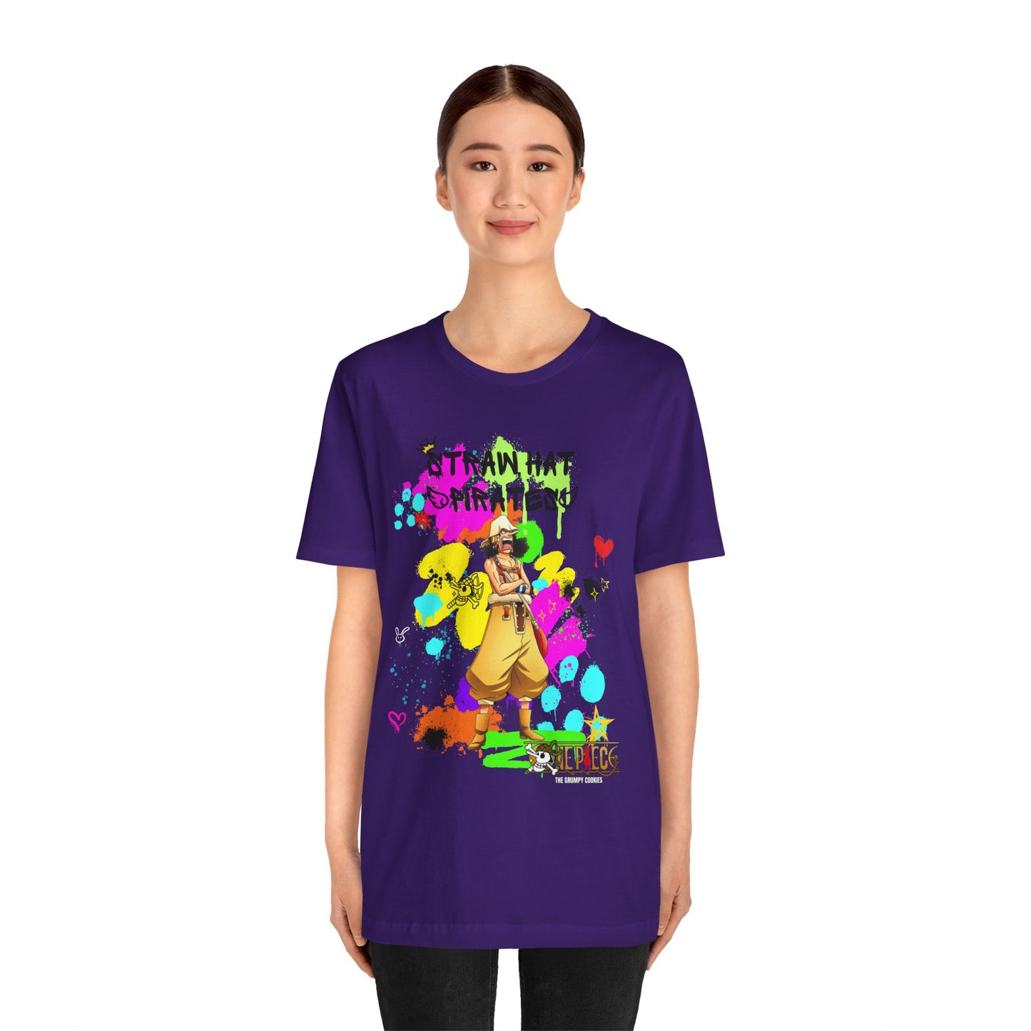 One Piece - Graffiti Usopp  Unisex Jersey Short Sleeve Tee
