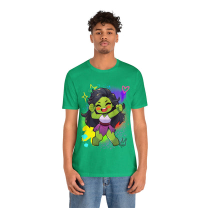 She Hulk Jersey Short Sleeve Tee