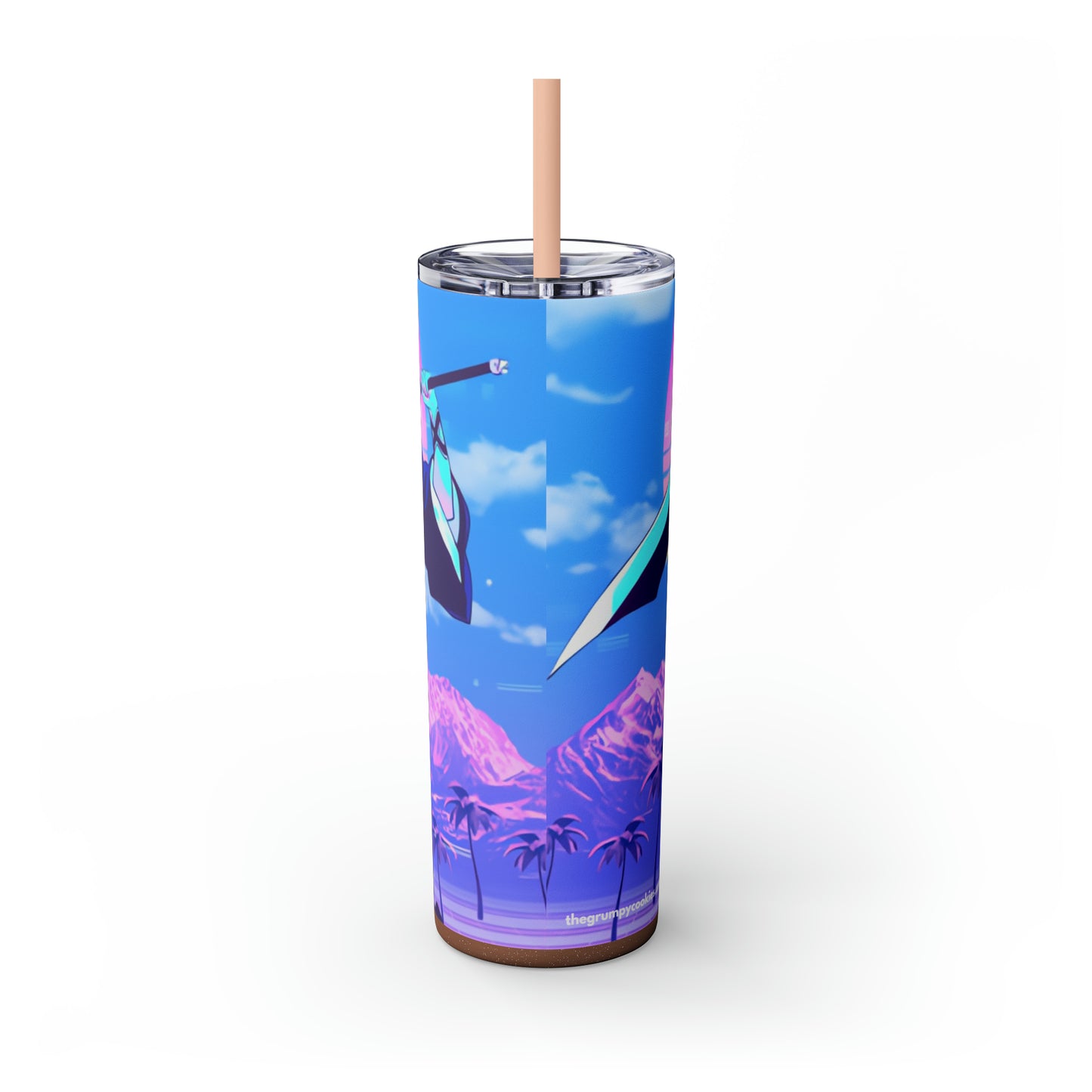 Ichigo Skinny Tumbler with Straw, 20oz