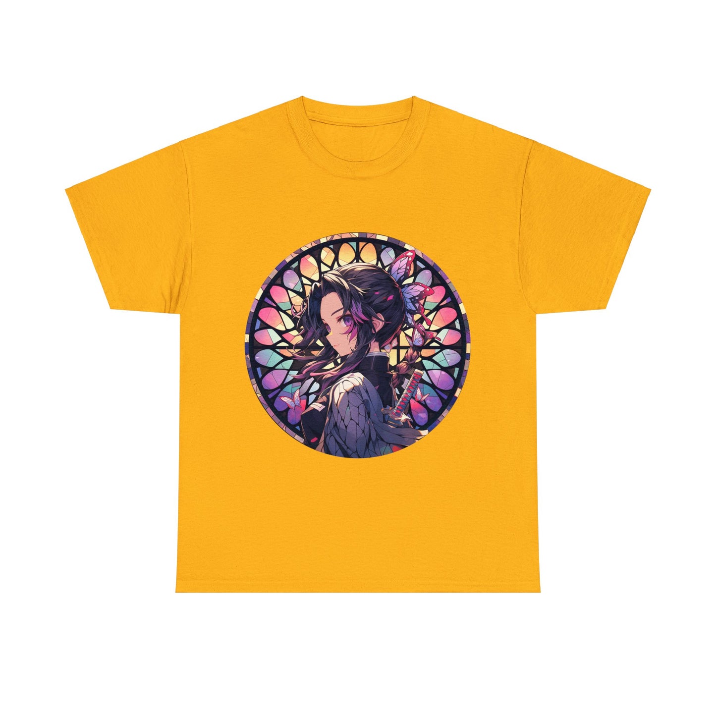 Stained Glass Shinobu Kocho Series Unisex Heavy Cotton Tee