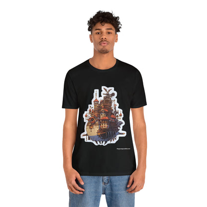 Howl's Moving Castle Jersey Short Sleeve Tee