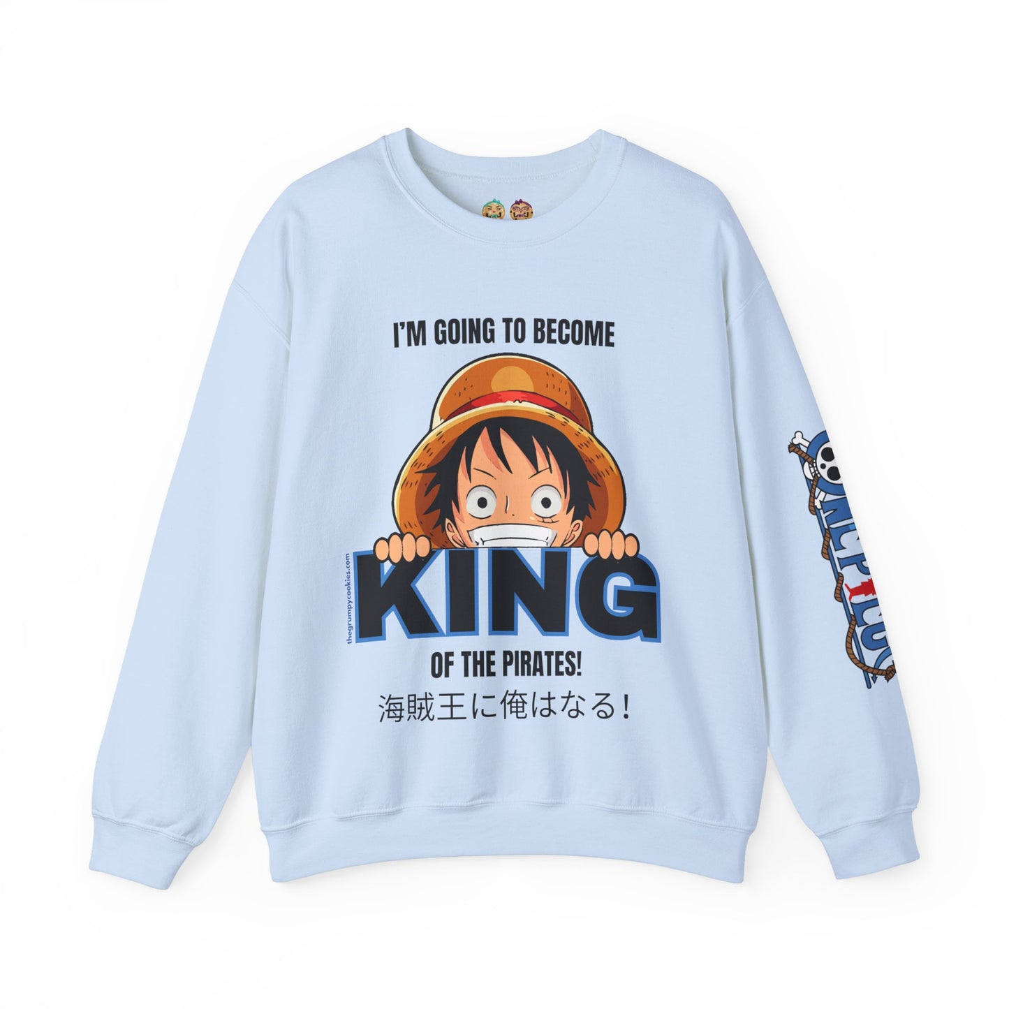 Pirate King Luffy Unisex Heavy Blend™ Crewneck Sweatshirt