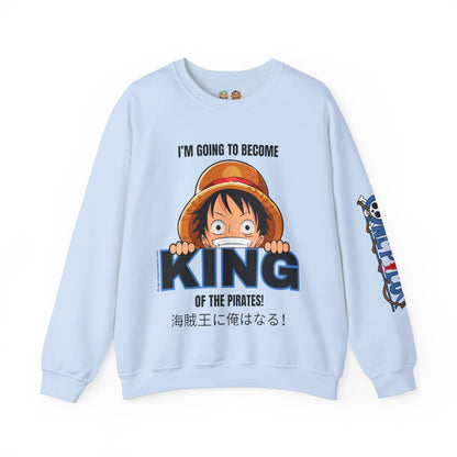 Pirate King Luffy Unisex Heavy Blend™ Crewneck Sweatshirt