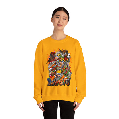 The many faces of Naruto Unisex Heavy Blend™ Crewneck Sweatshirt