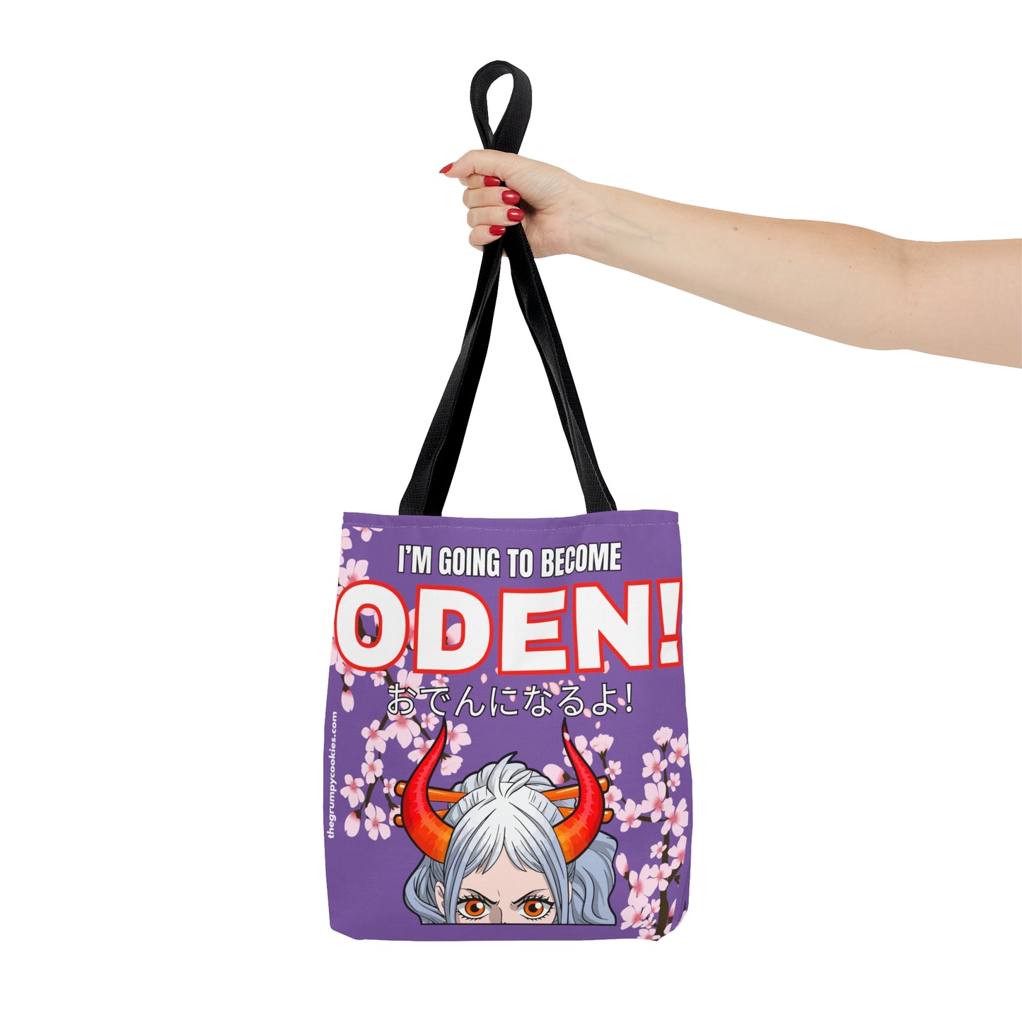 Purple I Will be Oden Tote Bag