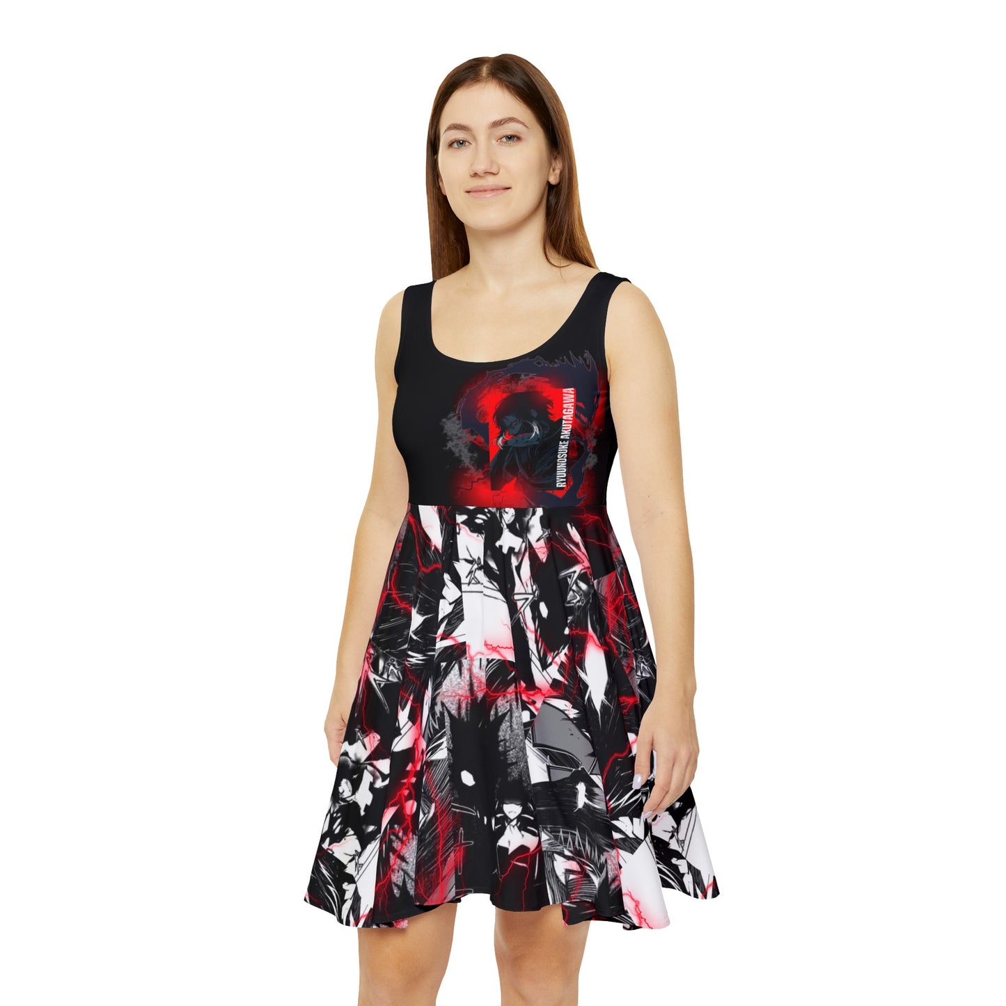 A Boy and His Demons Women's Skater Dress (AOP)