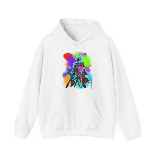 Dragon Ball Z Technicolor Unisex Heavy Blend™ Hooded Sweatshirt