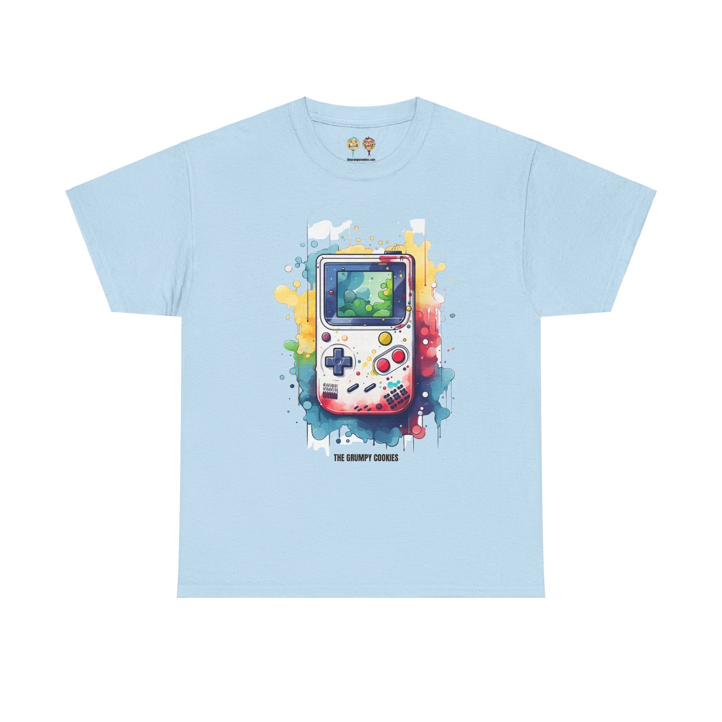 Gameboy- Watercolor Gameboy Unisex Heavy Cotton Tee