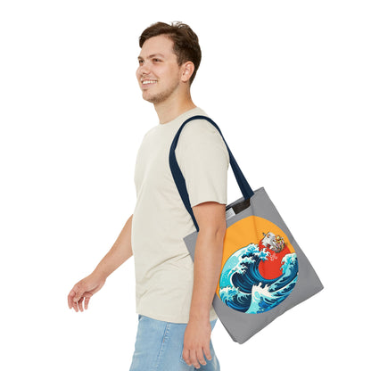 One Piece - Riding the Wave Grey Tote Bag