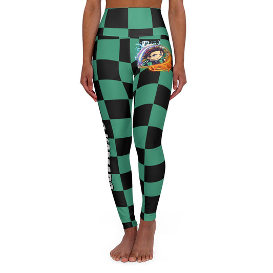 Demon Slayer - Tanjiro Time High Waisted Yoga Leggings