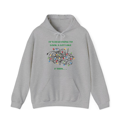 It's Beginning to Look A Lot Like. . . Unisex Heavy Blend™ Hooded Sweatshirt