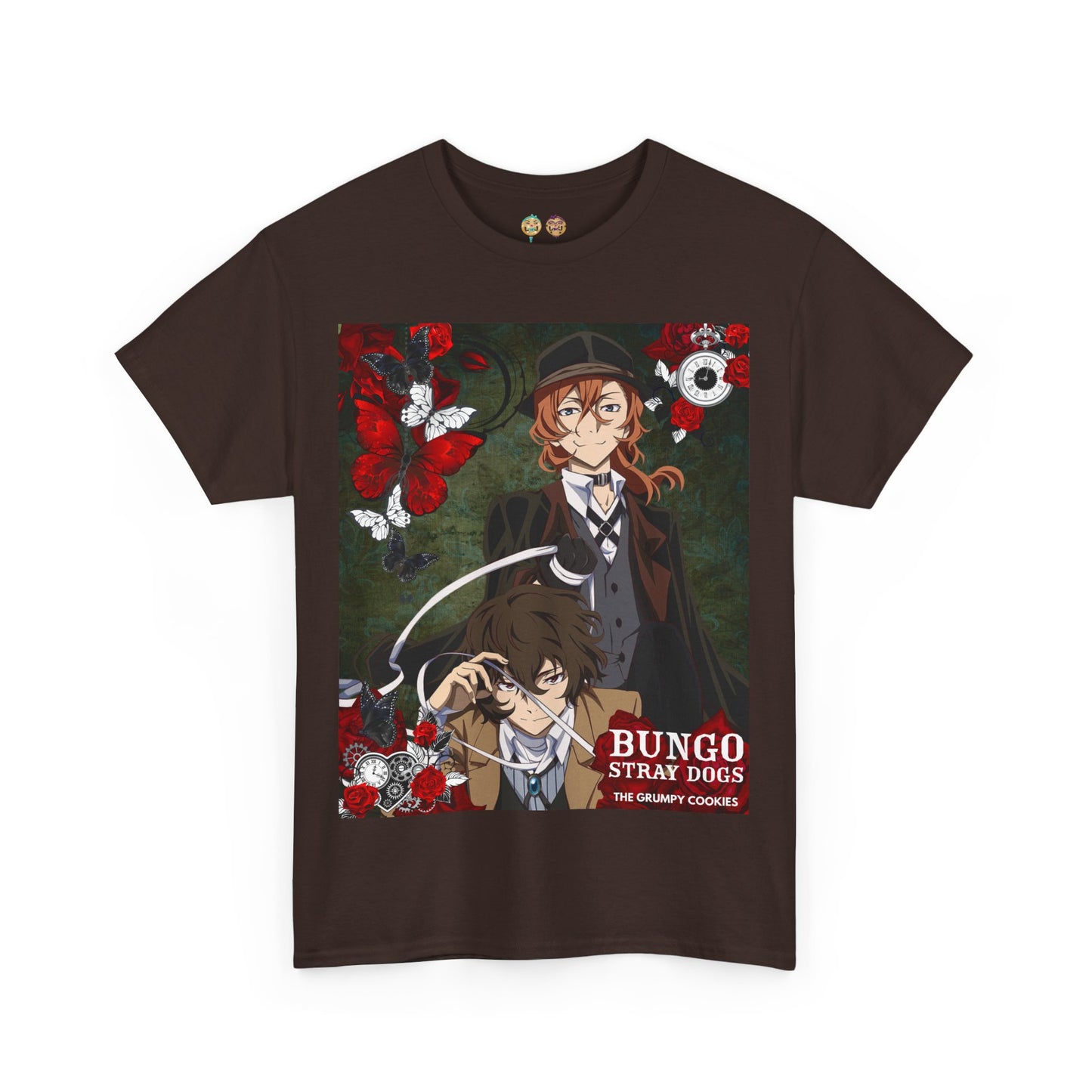 Bungo Stray Dogs- Twin Dark  Unisex Heavy Cotton Tee