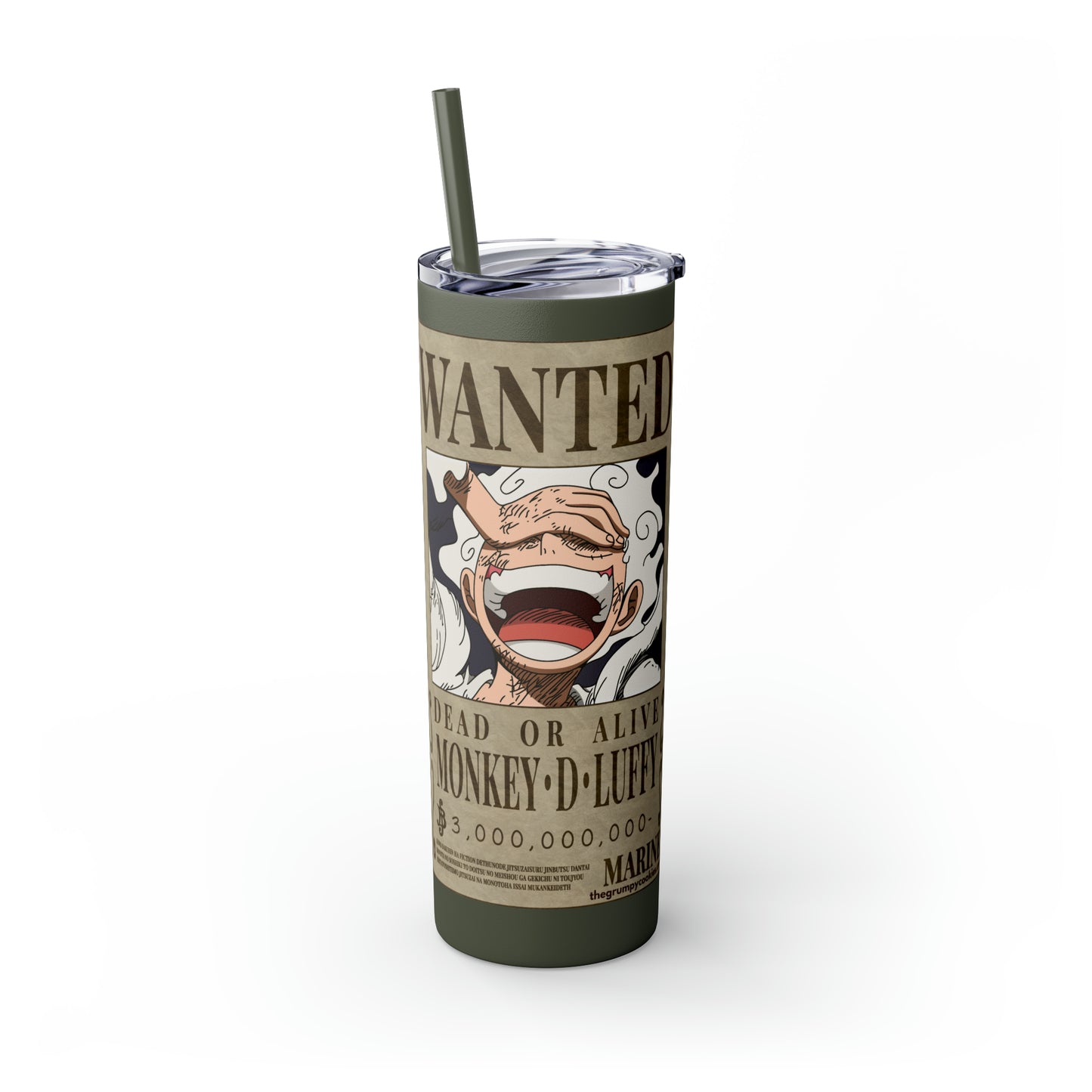 Luffy Fifth Gear Skinny Tumbler with Straw, 20oz