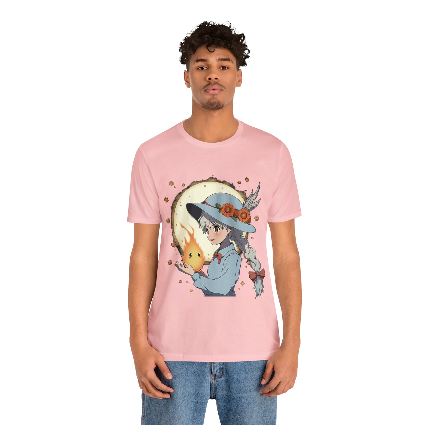 Howl's Moving Castle Jersey Short Sleeve Tee