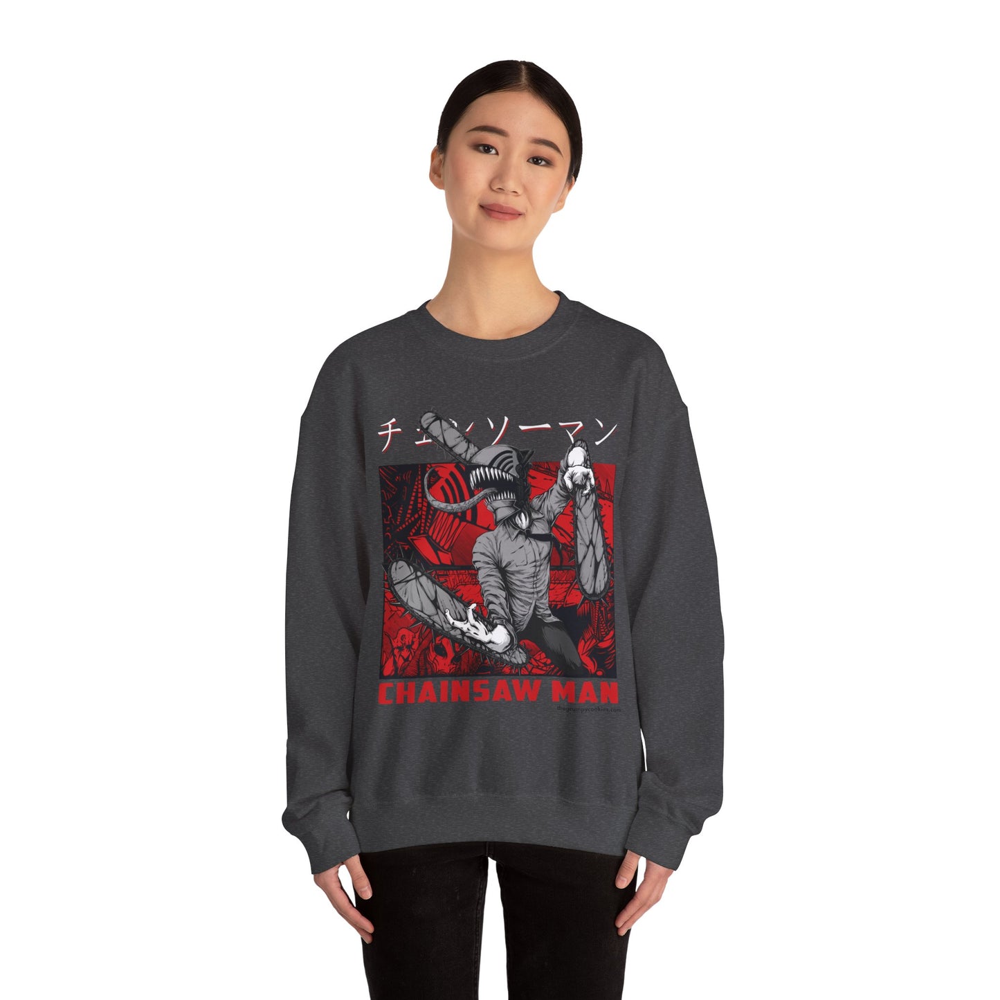 Denji Chainsaw Man  Unisex Heavy Blend™ Crewneck Sweatshirt