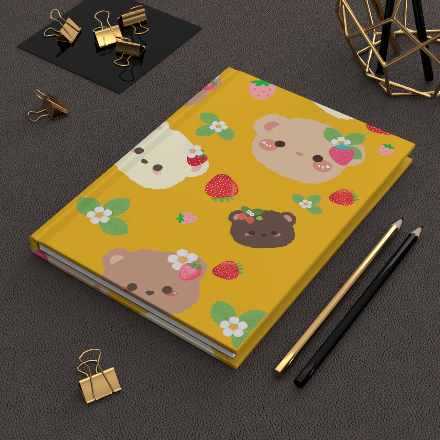 Gang's All Here Yellow Hardcover Journal