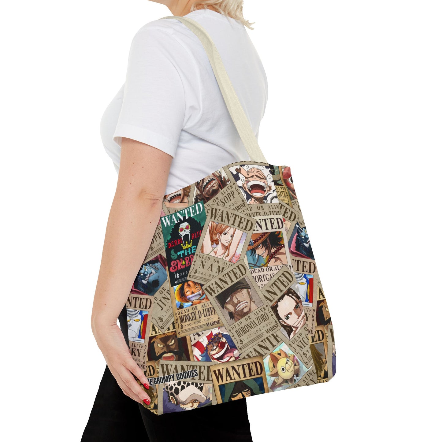 One Piece- Wanted Dead or Alive Tote Bag