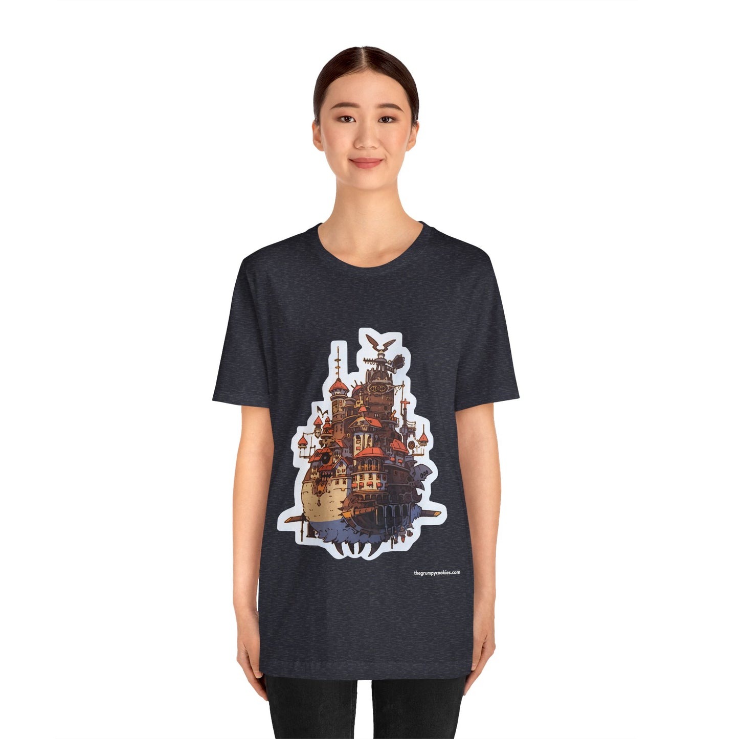 Howl's Moving Castle Jersey Short Sleeve Tee